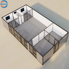WinFair 40Ft Modern Prefab Modular Expandable Container Houses Homes for Construction Site Office / Community Center