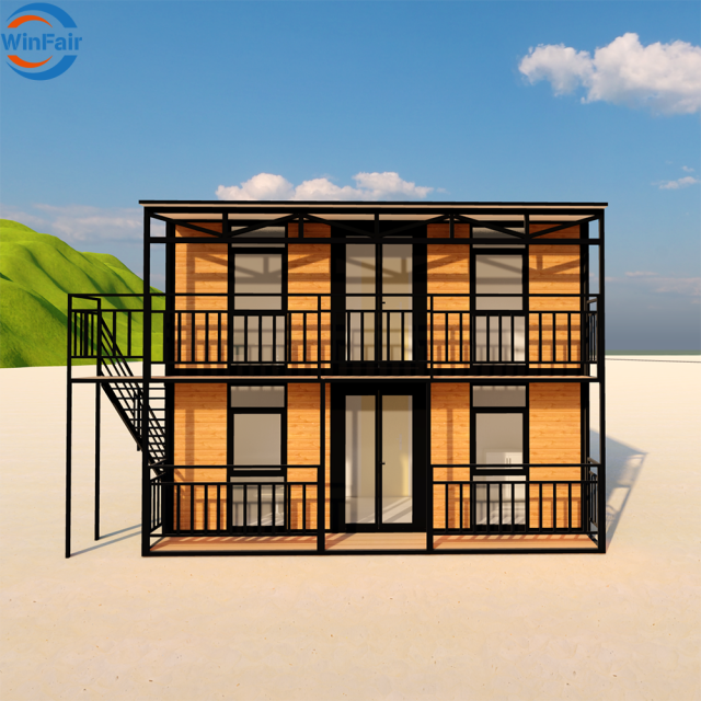 WinFair China Two Story Prefab Modular Mobile Homes Container House Modern for Living Container / Casa Container / Homestay