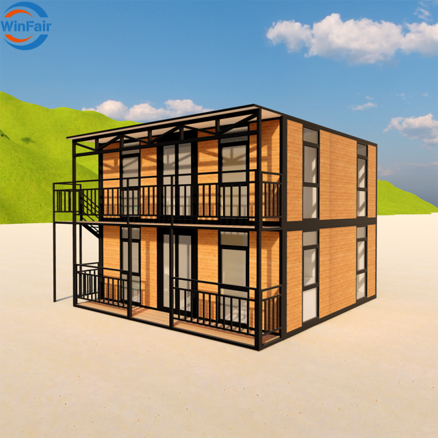 WinFair China Two Story Prefab Modular Mobile Homes Container House Modern for Living Container / Casa Container / Homestay