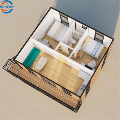 WinFair China Two Story Prefab Modular Mobile Homes Container House Modern for Living Container / Casa Container / Homestay