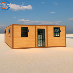 WinFair Luxury Prefabricated Folding Tiny House Modular Container Module Home With Kitchen and Bathroom for Homestay / Hotel