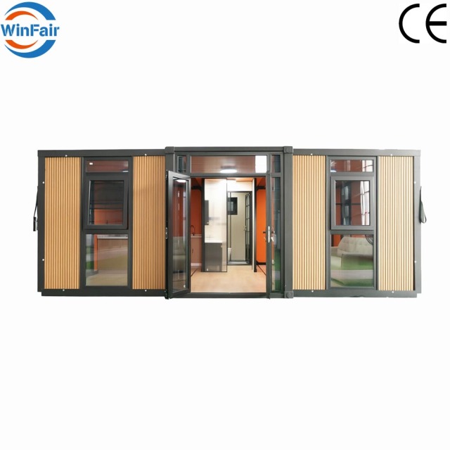 WinFair China-Prefabricated-Houses 20Ft Portable Expandable Folding Container House for Exploration Camp / Backyard Studio