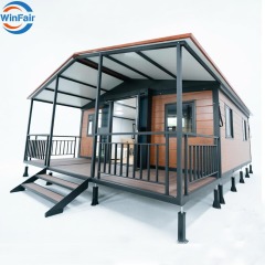 WinFair Modular Beach Container Modern House 2 Bedroom With Terrace for Beachfront Bungalow / Beach House / Eco-Resort Villa