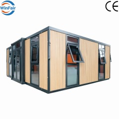 WinFair Ce Certified Luxury Prefabricated Mobile Folding Modular Container 20Ft House For Garden Office / Backyard Studio