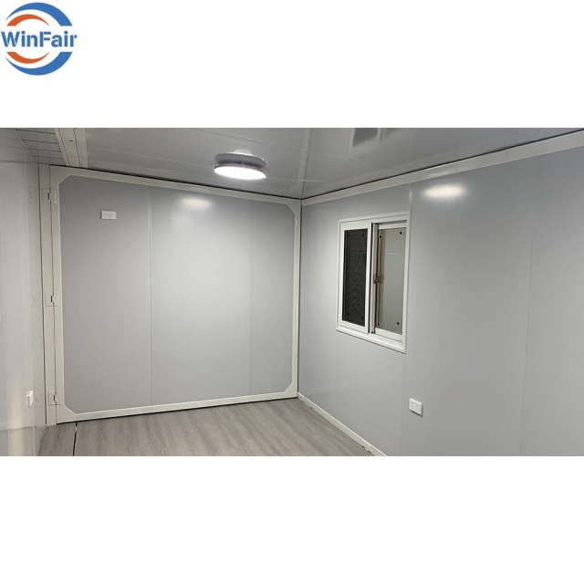 WinFair Bosnia Herzegovina Portable Mobile Double Wing Prefab 20Ft Container House for Seaside Bungalow / Rural Villa/Farmhouse