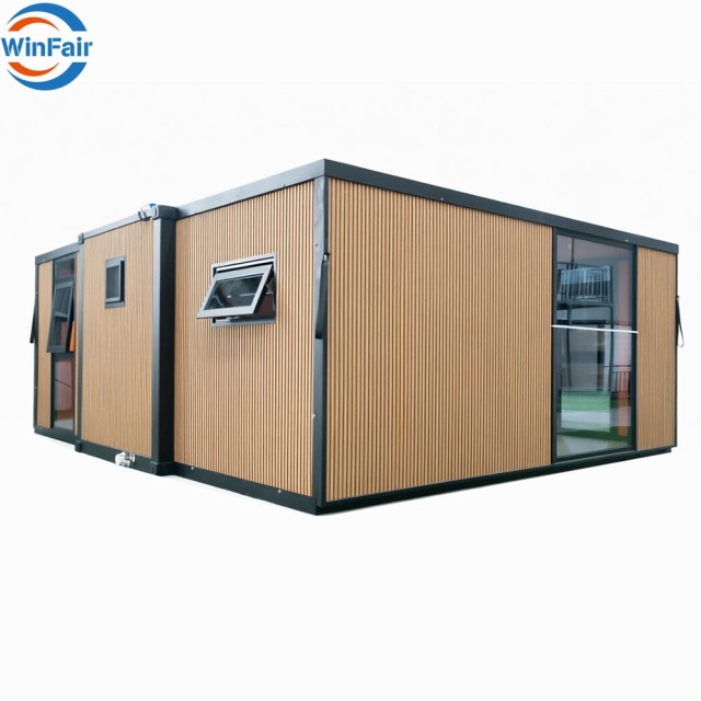WinFair 20Ft Folding House Expandable Prefabricated Prefab Modular Granny Flat Australian for Home Studio / Creative Space