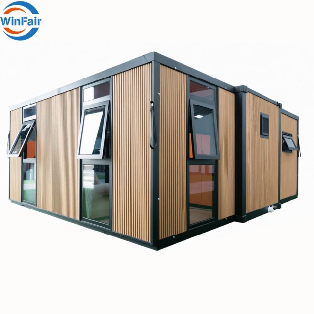 WinFair 20Ft Folding House Expandable Prefabricated Prefab Modular Granny Flat Australian for Home Studio / Creative Space