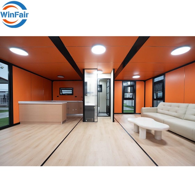 WinFair China-Prefabricated-Houses 20Ft Portable Expandable Folding Container House for Exploration Camp / Backyard Studio
