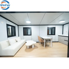 WinFair Georgia Triangle Roof 2 Bedroom Prefab House Portable Granny Flat for Eco-Lodge / Seaside Bungalow / Vacation Rental