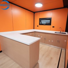 WinFair China Luxury Granny Flat Modern Prefab Modular House Prefabricate Villa With Bathroom for Construction Site Office