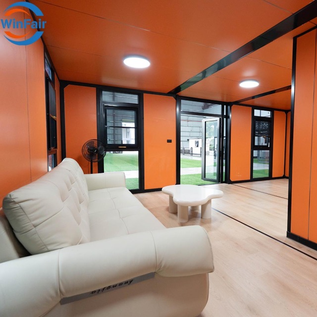 WinFair 20Ft Folding House Expandable Prefabricated Prefab Modular Granny Flat Australian for Home Studio / Creative Space