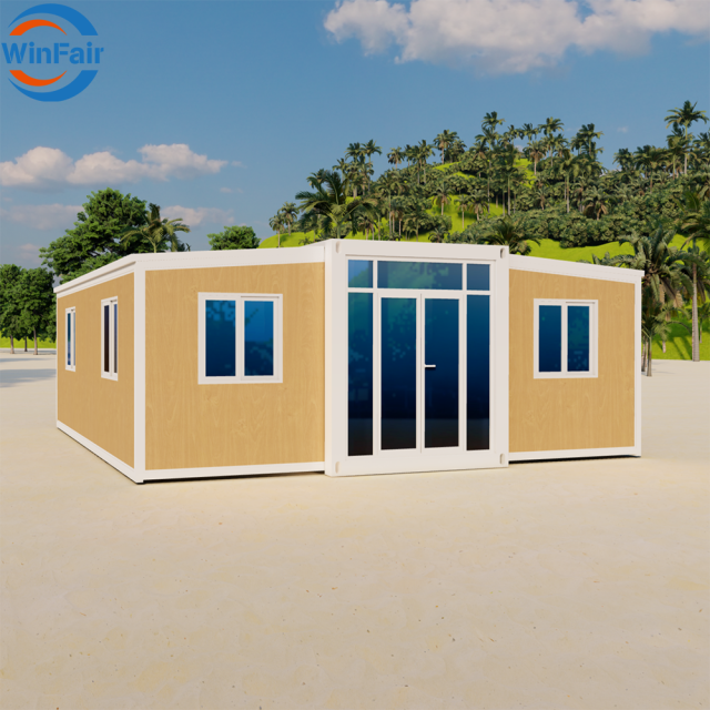 WinFair Container Expandable Prefab Houses Modular Homes Prefabricated Luxury For Rural Farmhouse / Construction Site Office