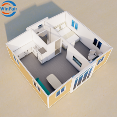 WinFair Italy 20 Feet Mobile Container House Luxury House Prefabricated Homes for Self-Built Villa / Residential Home
