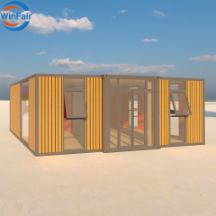 WinFair China Luxury Granny Flat Modern Prefab Modular House Prefabricate Villa With Bathroom for Construction Site Office