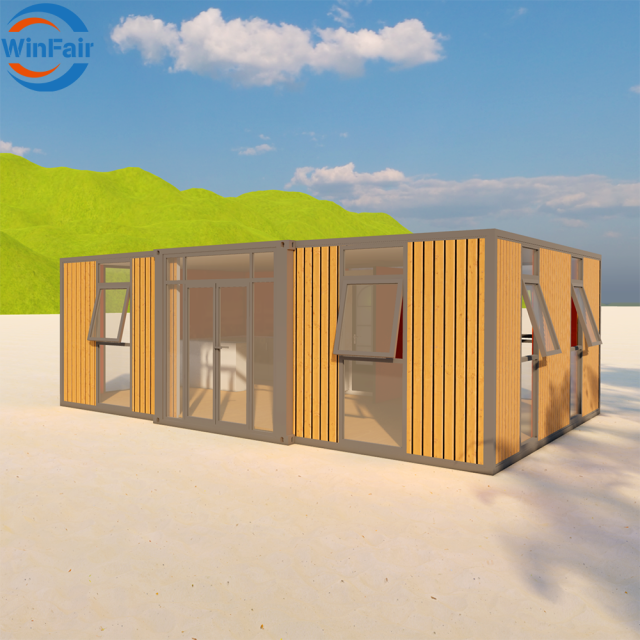 WinFair China Luxury Granny Flat Modern Prefab Modular House Prefabricate Villa With Bathroom for Construction Site Office