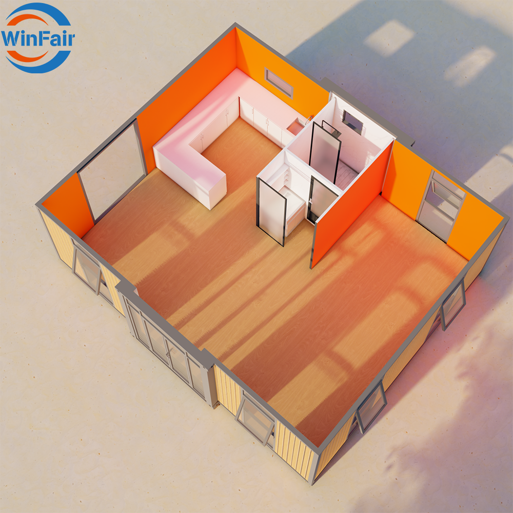 WinFair Ce Certified Competitive Price Luxury Expandable Folding Houses Container Home for Dormitory Office Camp / Guest House