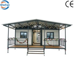 WinFair Ce Certified Luxury Living Mobile 2 Bedroom Container Home Module House for Garden Office / Backyard Studio