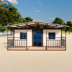 WinFair Mexico Low Cost 20Ft Prefab Prefabricated Module Container Houses Tiny Home With Balcony and Roof for Resort Villa