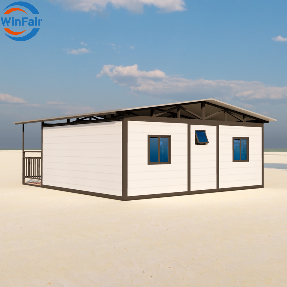 WinFair Guyana Low Cost 2 Bedroom Prefab Modular Houses Modern Container Homes Luxury for Homestay / Hotel / Resort Villa