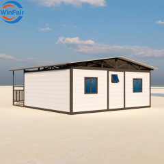 WinFair Guyana Low Cost 2 Bedroom Prefab Modular Houses Modern Container Homes Luxury for Homestay / Hotel / Resort Villa