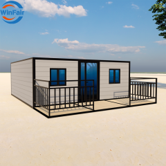 WinFair Swiss Villa Prefab Modular Homes Prefabricated Houses Container Granny Flat for Reception Center / Ticket Office