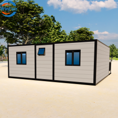 WinFair Sandwich Panel Modern Prefab Container House Suriname With Terrace for Vip Lounge / First Aid Station / Mining Office