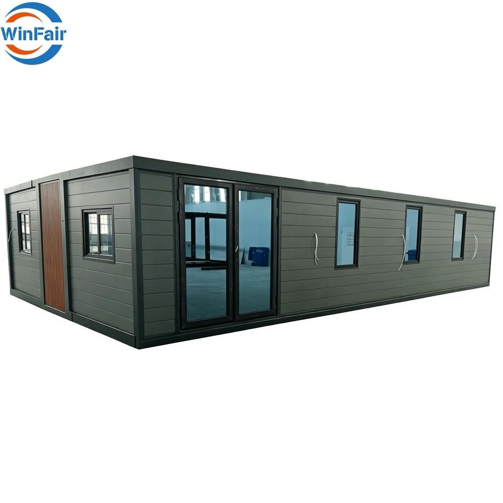 WinFair China Modular 40Ft Expandable Container Houses Prefab Houses 3 Bedrooms Luxury for Home Studio / Creative Space