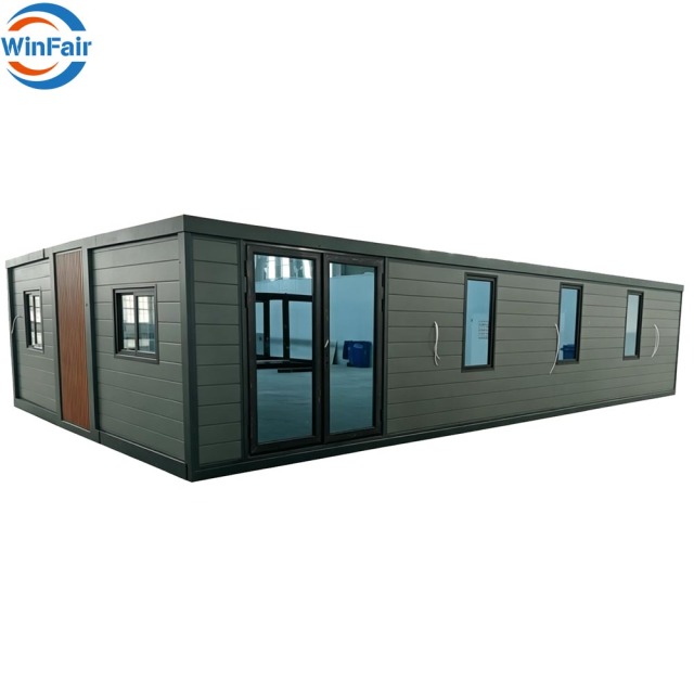 WinFair China Modular 40Ft Expandable Container Houses Prefab Houses 3 Bedrooms Luxury for Home Studio / Creative Space