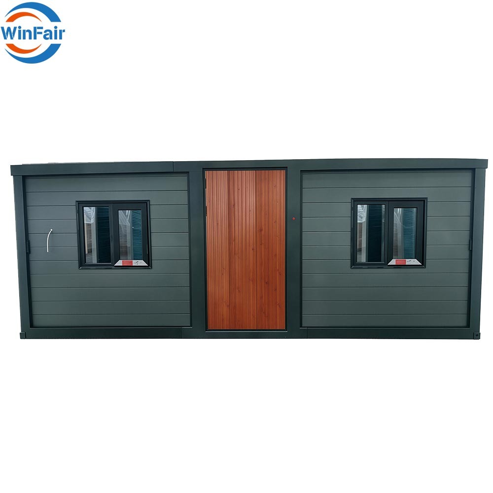 WinFair Import Prefabricated House 40Ft Expandable Container Houses 3 Rooms Module From China for Home Studio / Creative Space