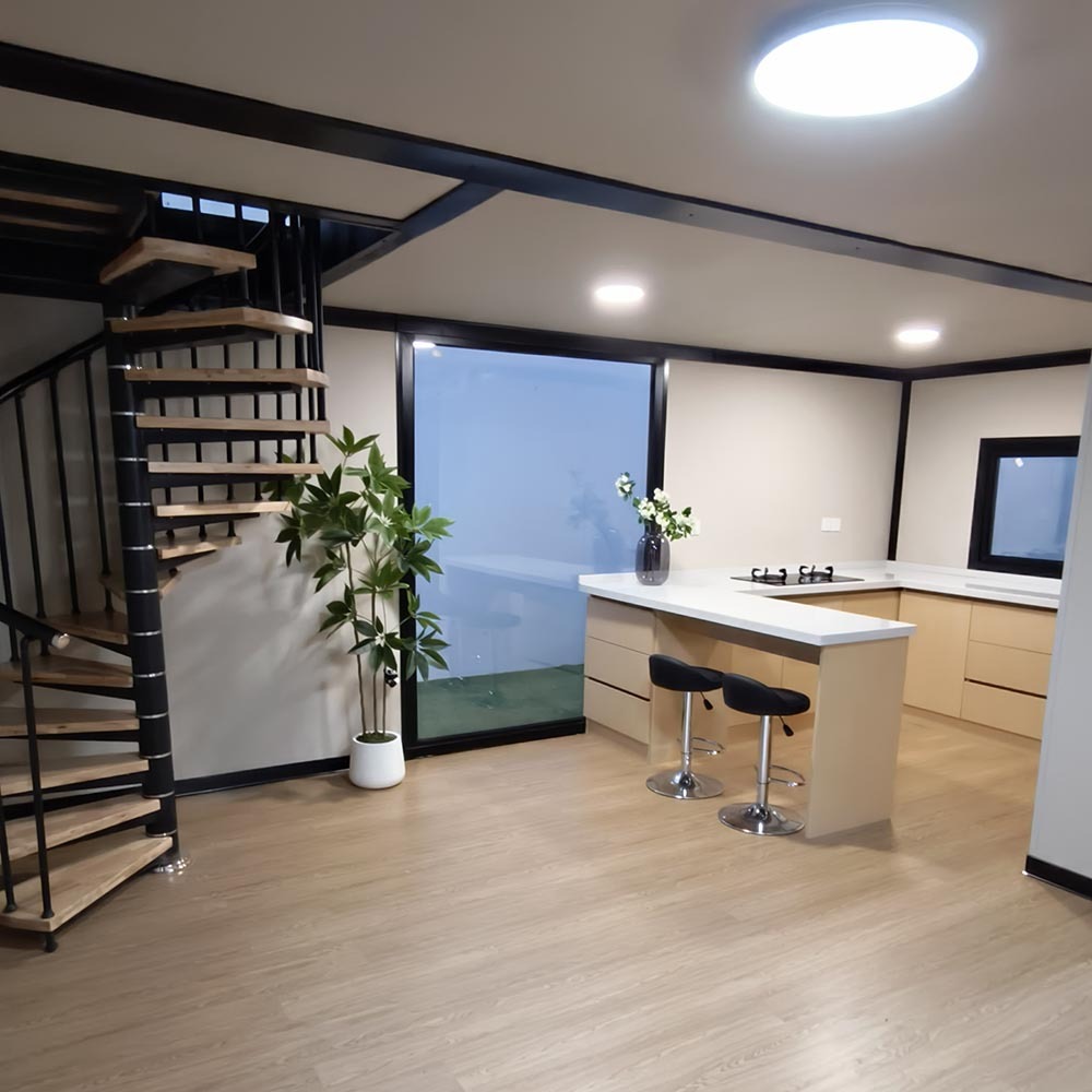 WinFair Luxury Prefabricated Houses Villa Containers Huis Villa House 2 Story for Luxury Resort Villa / Vacation Rental