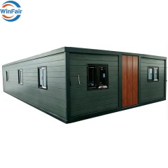 WinFair Import Prefabricated House 40Ft Expandable Container Houses 3 Rooms Module From China for Home Studio / Creative Space