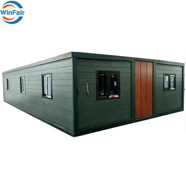 WinFair China Modular 40Ft Expandable Container Houses Prefab Houses 3 Bedrooms Luxury for Home Studio / Creative Space