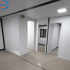 WinFair Philippines Portable Fold Out Modular Prefab Homes 2 Bedroom Container House Home Low Cost for Rural Farmhouse
