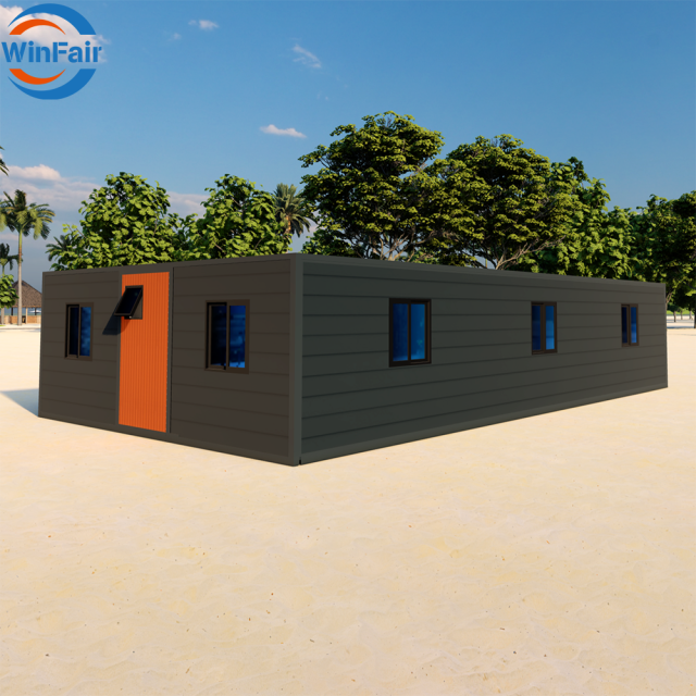 WinFair China Modular 40Ft Expandable Container Houses Prefab Houses 3 Bedrooms Luxury for Home Studio / Creative Space