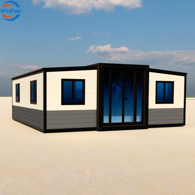 WinFair Philippines Portable Fold Out Modular Prefab Homes 2 Bedroom Container House Home Low Cost for Rural Farmhouse