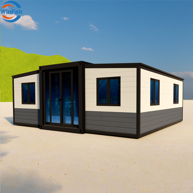 WinFair Philippines Portable Fold Out Modular Prefab Homes 2 Bedroom Container House Home Low Cost for Rural Farmhouse