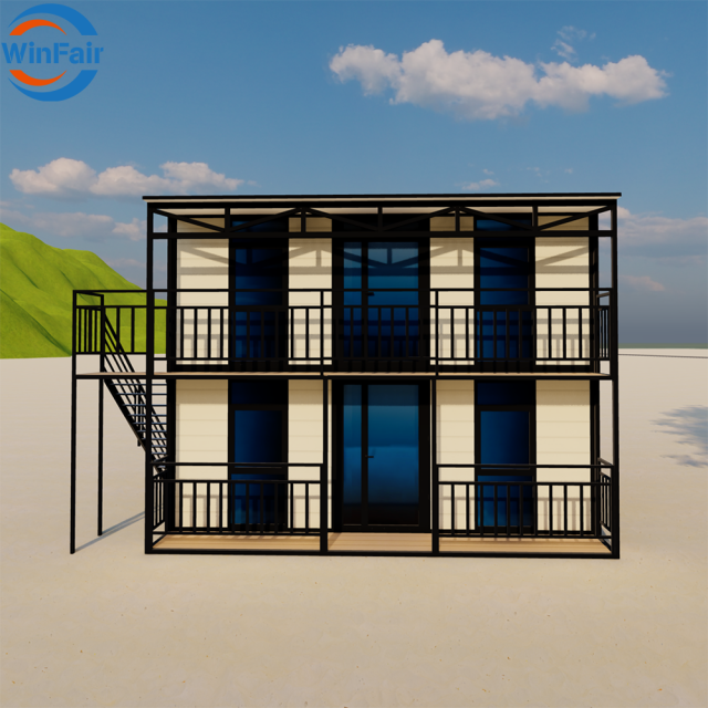 WinFair Luxury Prefabricated Houses Villa Containers Huis Villa House 2 Story for Luxury Resort Villa / Vacation Rental