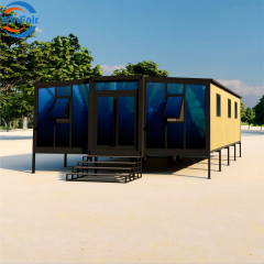 WinFair Thailand Prefab Mobile 30Ft Expandable Container House 3 Bedroom On Trailer Modular Home For Luxury Resort Villa