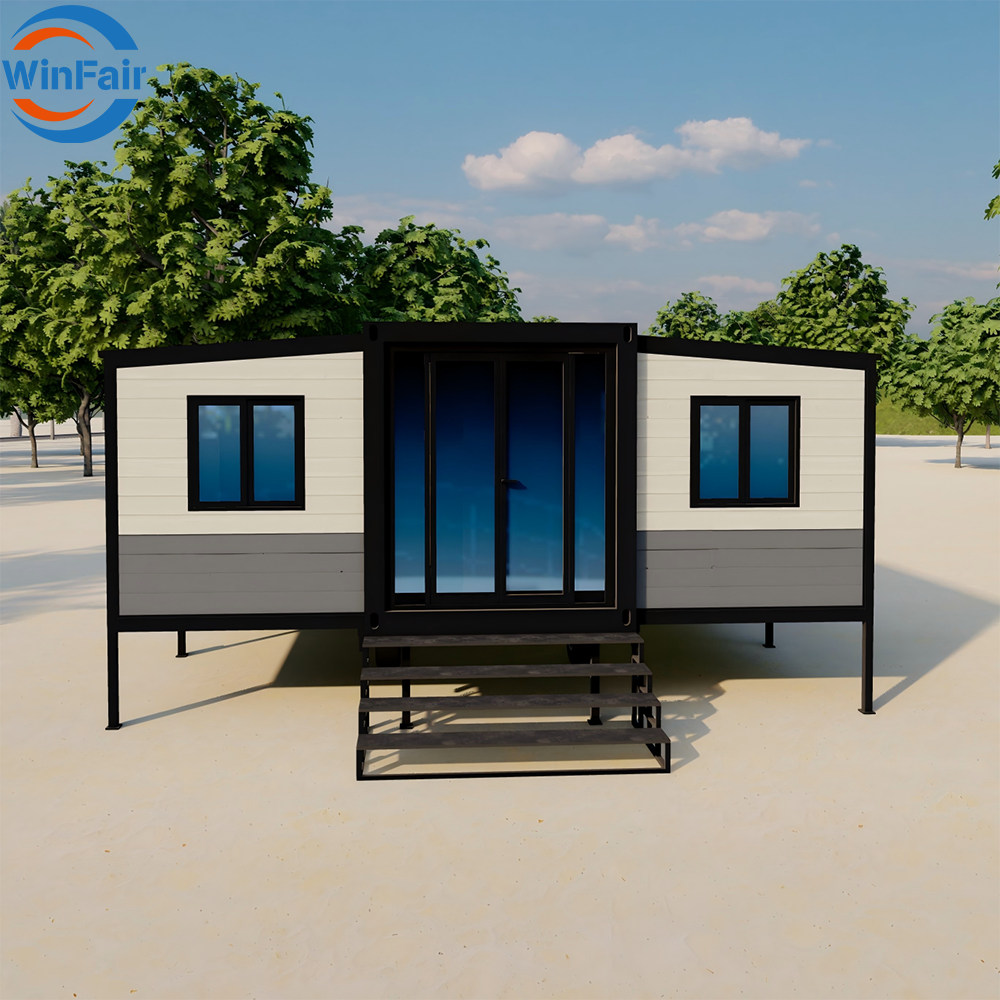WinFair 2 Bedroom Prefabricated Mobile House Trailer Poland Prefab Modular Container Homes for Retirement Home / Senior Living