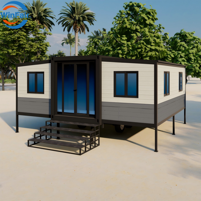 WinFair China Modular Container Mobile Homes Prefab Modern Trailer House For Home Studio / Creative Space / Rural Farmhouse