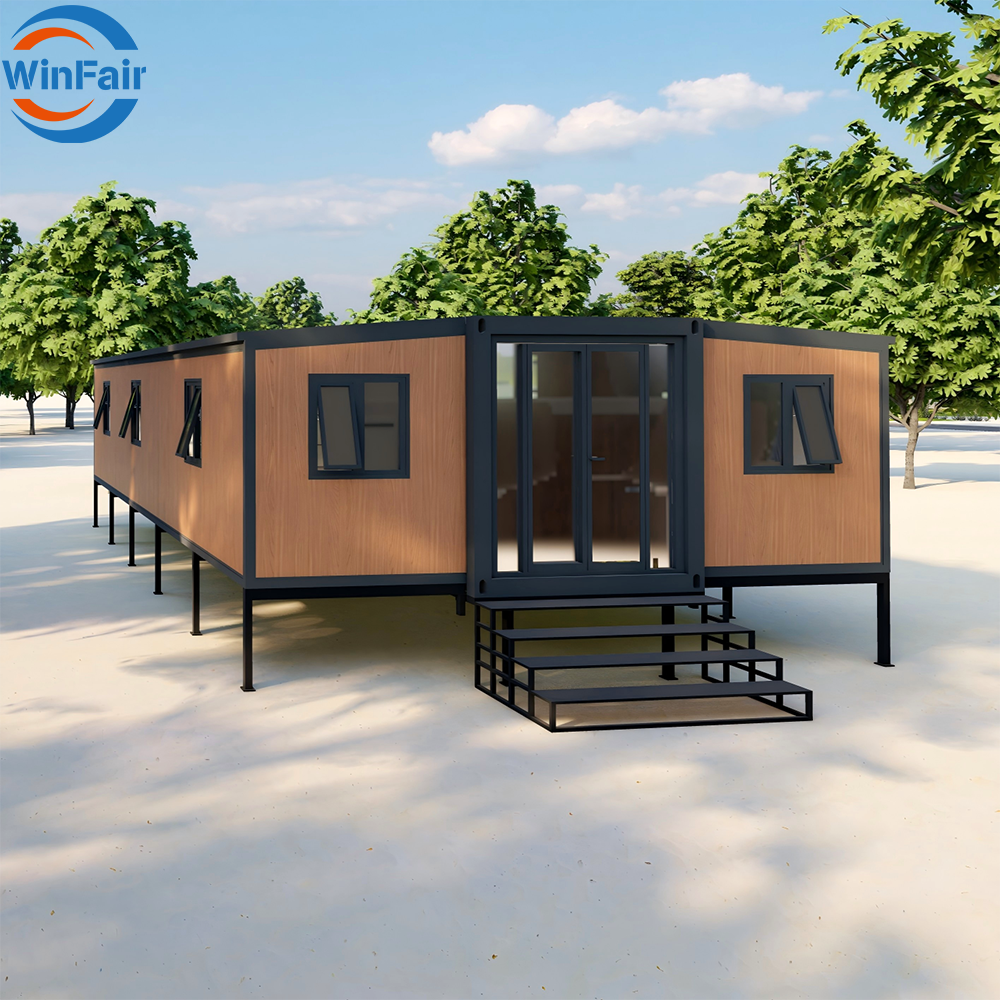 WinFair 40 Foot Mobile Expandable Container Home House on Trailer for Granny Flat / Guest House / Home Studio / Creative Space