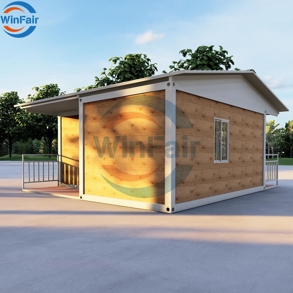 WinFair 20Ft Detachable Container Modular Houses Prefab House Prefabricated for Garden Office / Backyard Studio/Creative Space