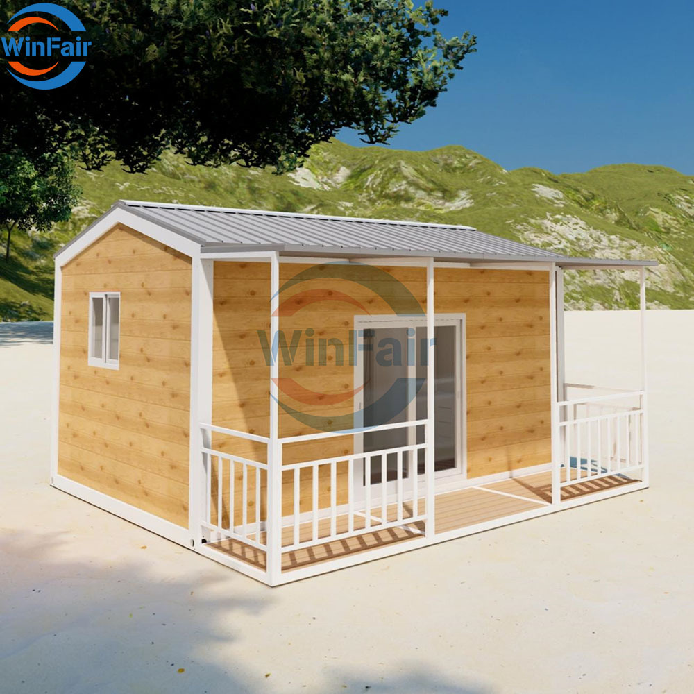WinFair Luxury Good Price Detachable Modular Container House Prefabricated Swiss Villa For Temporary Housing / Shelter