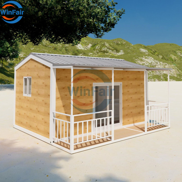 WinFair Luxury Good Price Detachable Modular Container House Prefabricated Swiss Villa For Temporary Housing / Shelter