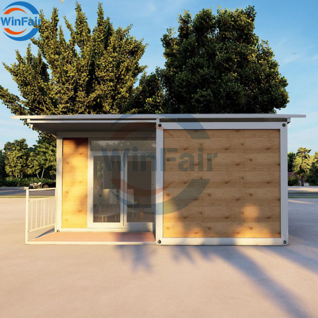 WinFair 20Ft Detachable Container Modular Houses Prefab House Prefabricated for Garden Office / Backyard Studio/Creative Space