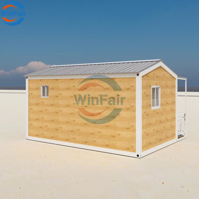 WinFair China Wholesale Detachable 20Ft Prefabricated Container House for Guard House / Security Booth/Granny Flat / Guest House