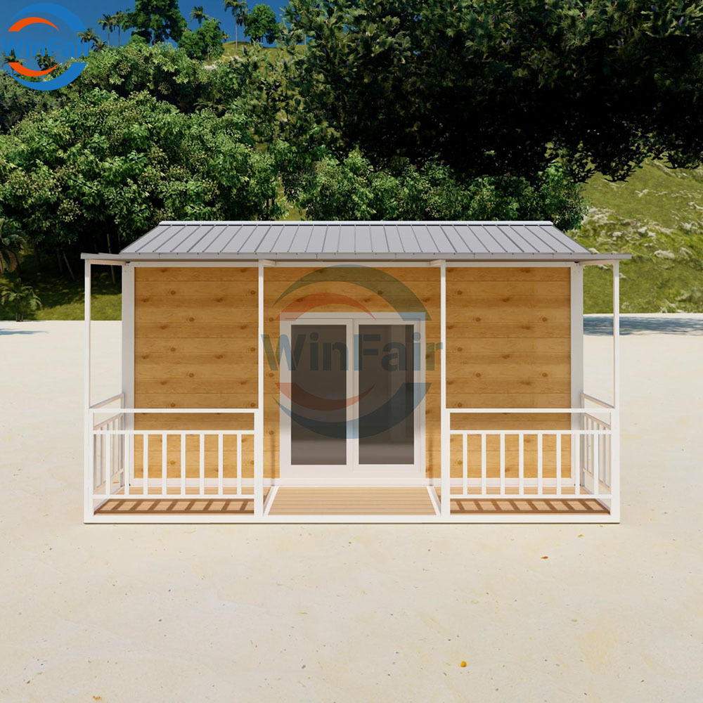 WinFair China Wholesale Detachable 20Ft Prefabricated Container House for Guard House / Security Booth/Granny Flat / Guest House