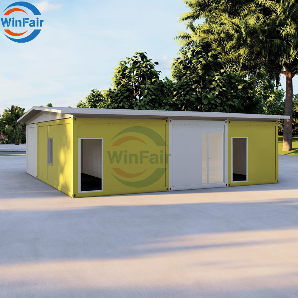 WinFair Luxury Modern 20Ft Modular Prefab Container House Philippines With Bathroom for Dormitory Office Camp /Casa Container