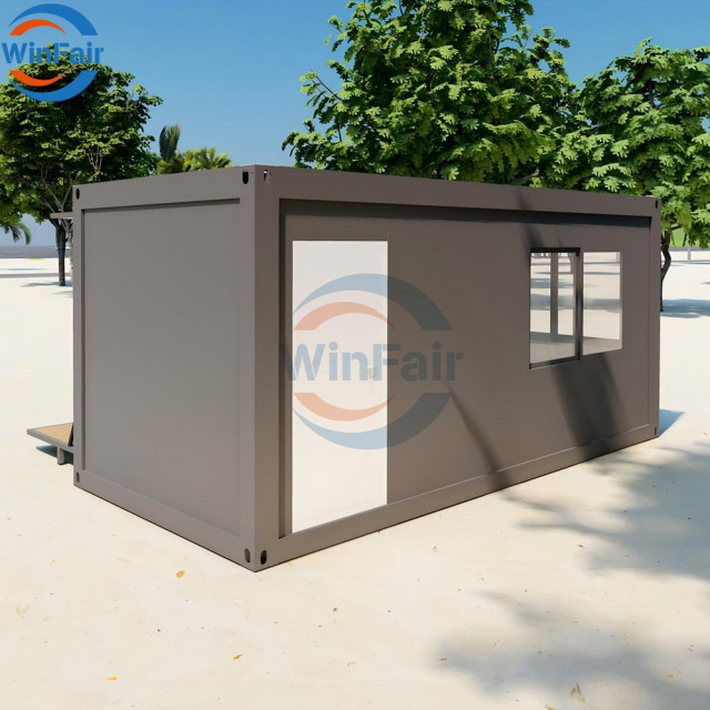 WinFair 20Ft Flatpack Prefab Foldable Prefabricated Container House Homes For Container Kitchen / Outdoor Kitchen