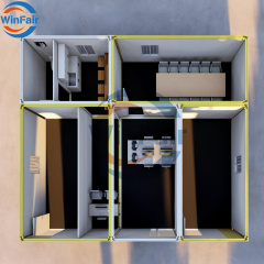 WinFair China-Holiday-Prefabricated-Villa-House Pre Fab House Modular Office for Moq 6 Sets / Ce Certified / Resort Villa